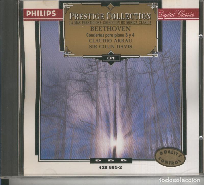 Livros antigos: CD Musica Clasica: Beethoven: conciertos para piano 3 y 4 - Varios