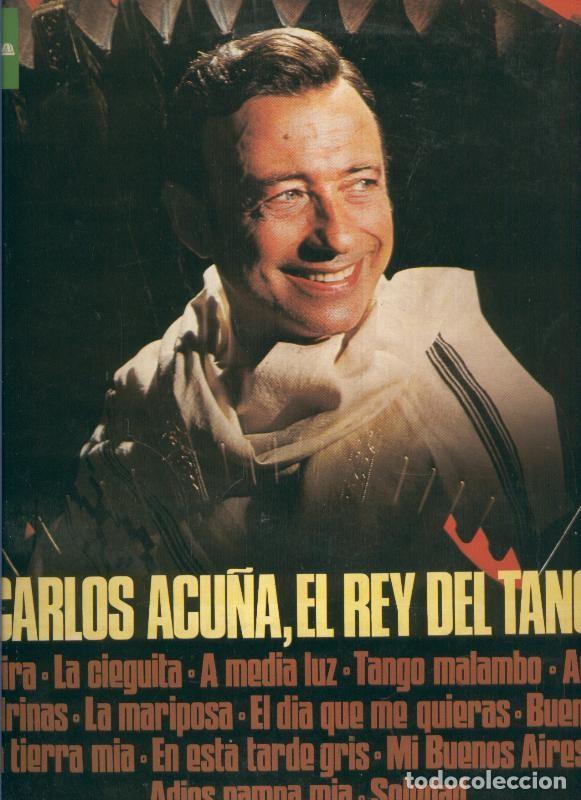 Libros antiguos: LP: CARLOS ACU&Ntilde;A, el rey del tango - Carlos Acu&ntilde;a