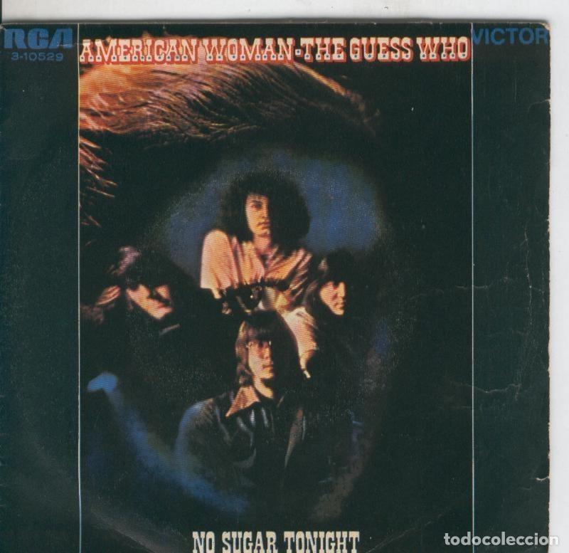 Antiquarische B&uuml;cher: Disco de 45 r.p.m: The Guess Who: American Woman y No sugar tonight - Varios