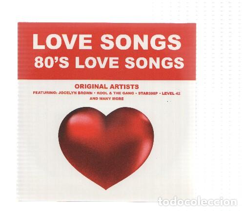 Libros antiguos: CD-Musica: Love Songs: 80,s LOVE SONGS (Original Artists) - Varios