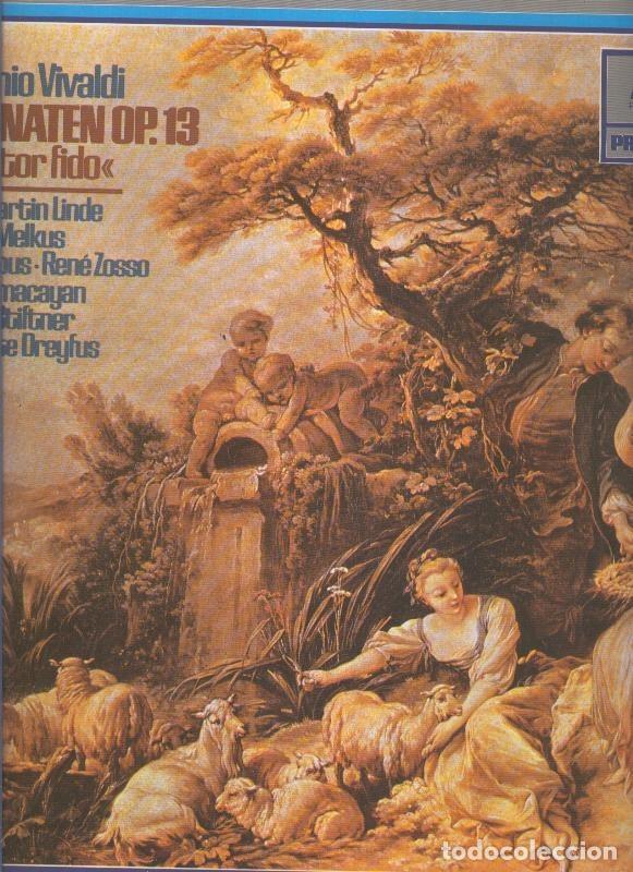 Livros antigos: Disco LP: Vivaldi: 6 sonaten Op.13, Il pastor fido - Varios
