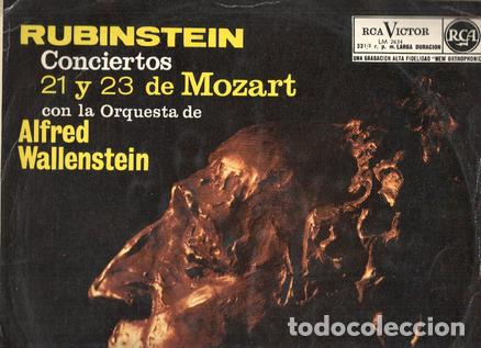 Antiquarische B&uuml;cher: Disco/Vinilo-LP: MOZART - Conciertos 21 y 23 / RUBINSTEIN (RCA) - MOZART
