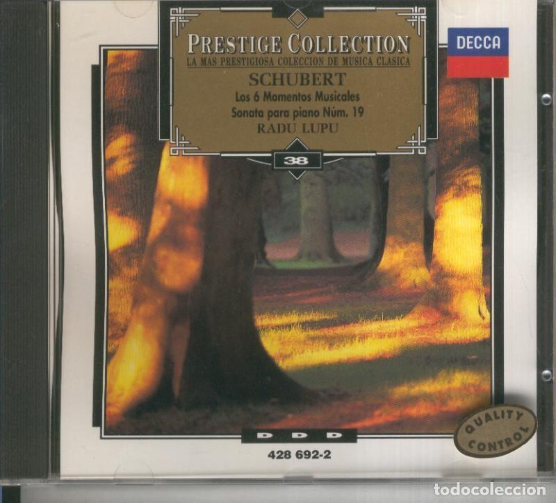 Antiquarische B&uuml;cher: CD Musica Clasica: Schubert: los 6 momentos musicales, sonata para piano numero 19 - Varios