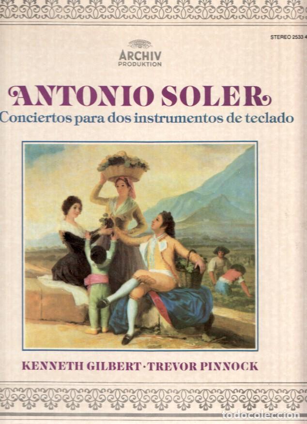 Libri antichi: Disco/Vinilo-LP: ANTONIO SOLER - 6 Conciertos para dos instrumentos de teclado (Archiv Produktion) -