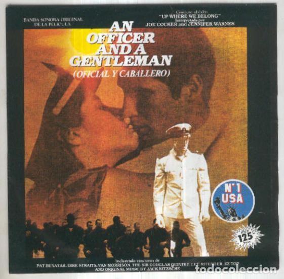 Livres anciens: Disco 45 r.p.m: OFICIAL Y CABALLERO - Up Where We Belong (Island) - Varios