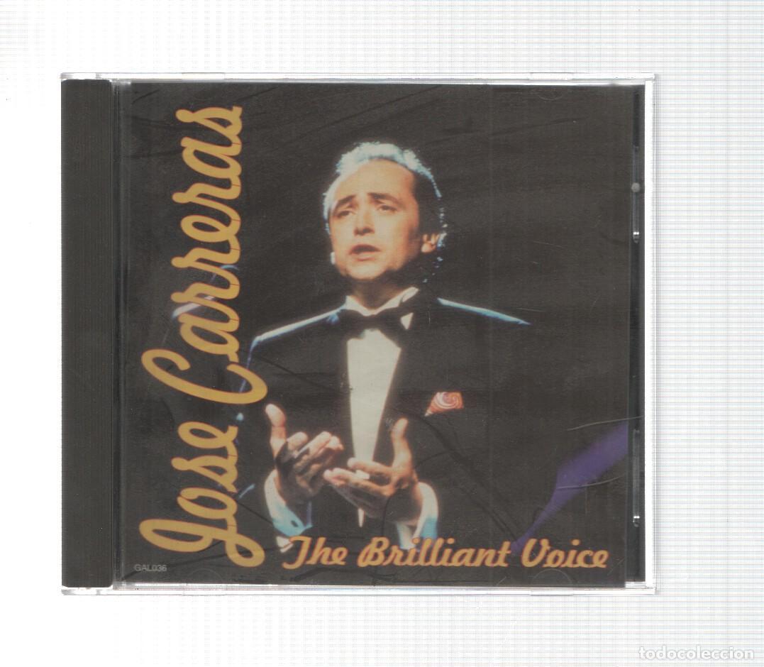 Livros antigos: CD: mcps: Jose Carreras - The Brilliant Voice - Che gelida manina, Recondita armonia, Scena Della Bo