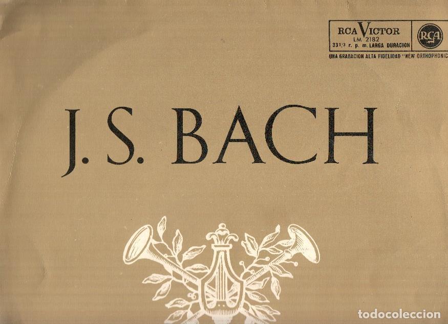 Livres anciens: Disco/Vinilo-LP: BACH - Conciertos de Branderburgo 1,2 y 3 (RCA) - Bach