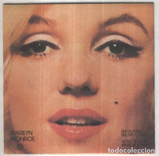 Libri antichi: Disco 45 r.p.m: MARILYN MONROE - I,m gonna file my claim (AM Records) - MARILYN MONROE