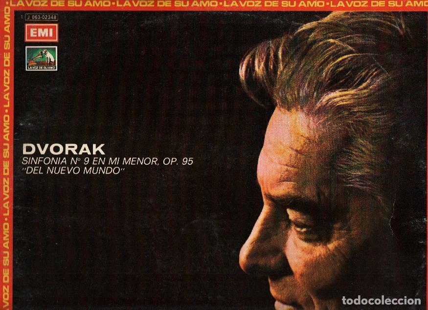Livres anciens: Disco/Vinilo-LP: DVORAK / KARAJAN - Sinfonia No.9 en Mi Menor Op. 95 Del Nuevo Mundo (EMI) - DVORAK