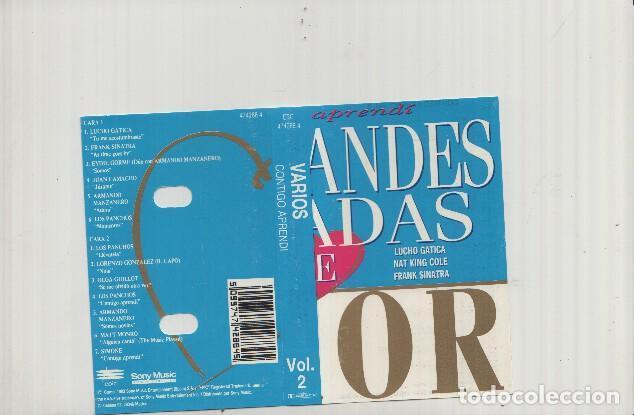 Antiquarische B&uuml;cher: Caratula Casete: CONTIGO APRENDI - Grandes Leyendas de Amor (Volumen 2) - Varios