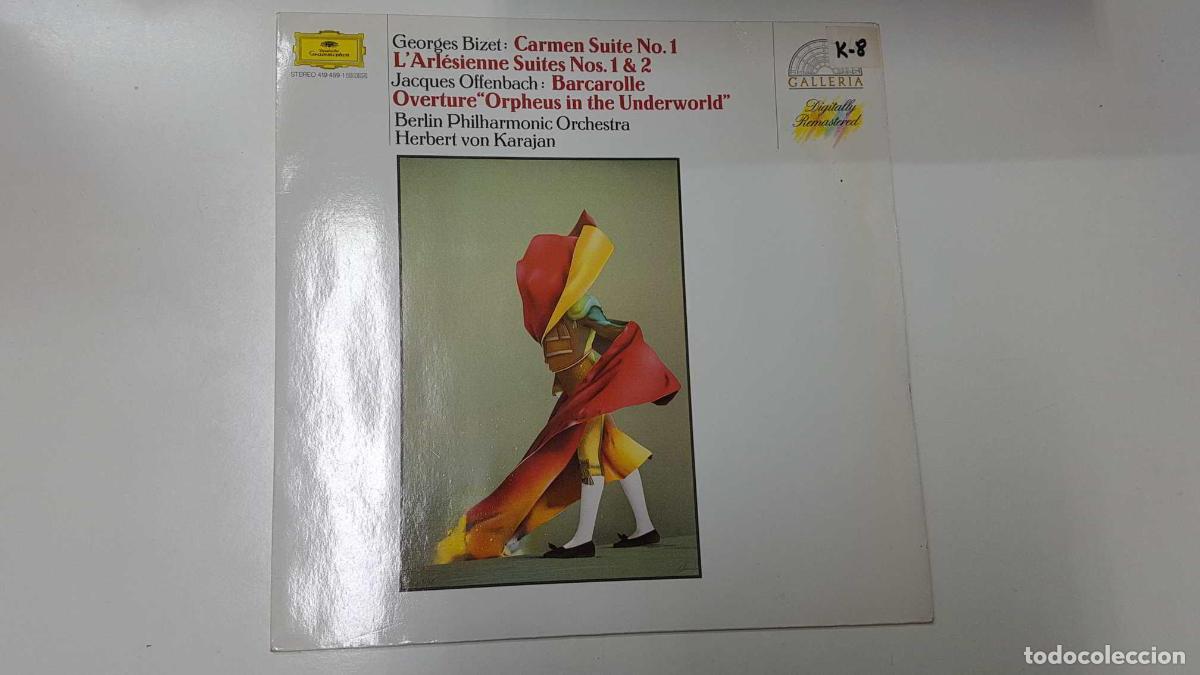 Antiquarische B&uuml;cher: LP: Bizet - Carmen Suite num 1 Larlesienne Suites Nos. 1 and 2. Offenbach - Barcarolle overture Orph