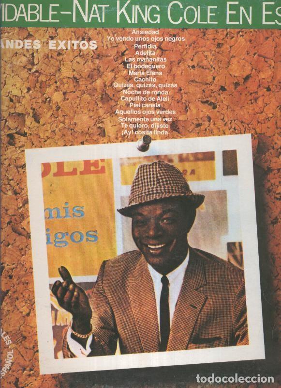 Antiquarische B&uuml;cher: Disco Lp- Inolvidables-nat king cole en espa&ntilde;ol - varios