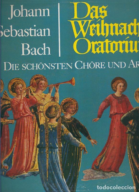 Libros antiguos: LP: BACH Das Weimachts Oratorium EDICION ALEMAN - BACH
