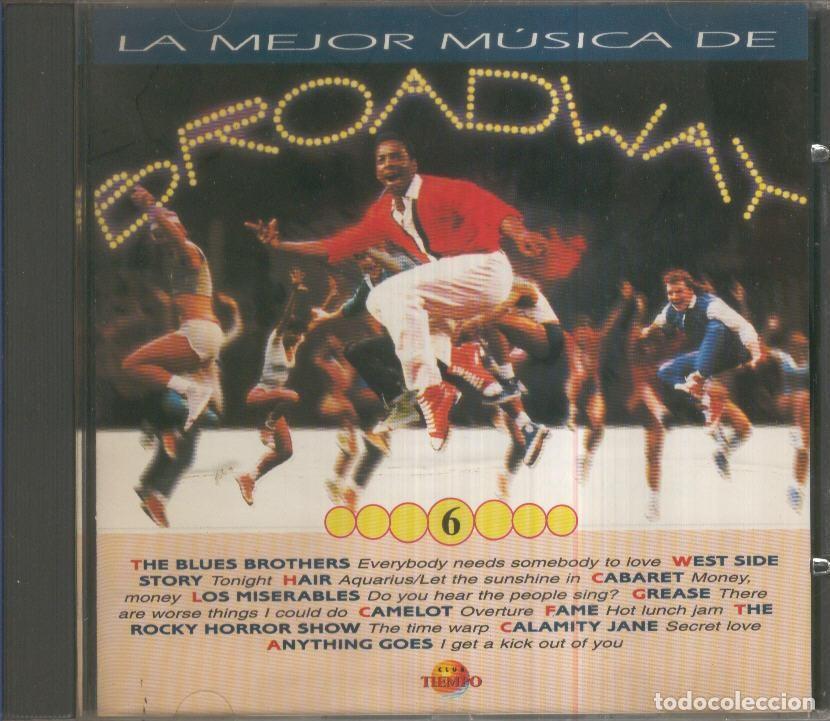 Livres anciens: CD Musica: LA MEJOR MUSICA DE BROADWAY, Club Tiempo No.06 - Varios