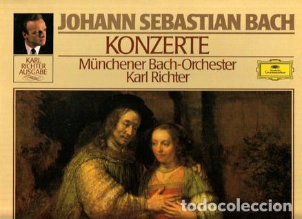Libros antiguos: Disco/Vinilo-LP: BACH / KARL RITCHER : Konzerte: Para Cembalo, Violin y Oboe (ESTUCHE 2 VINILOS) - B