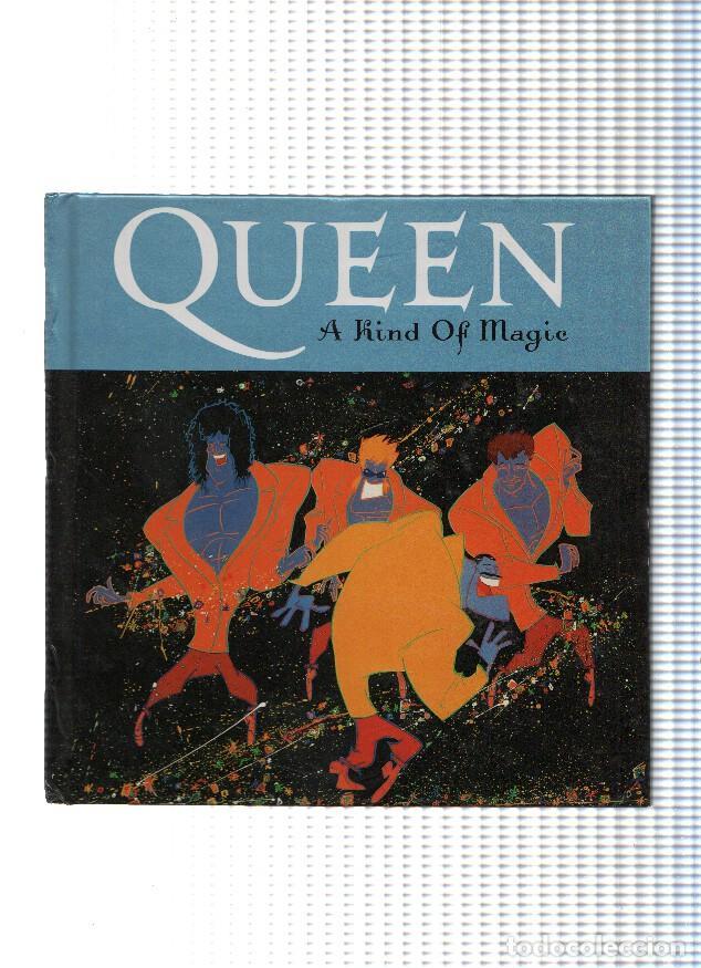 Libri antichi: Libro-CD: QUEEN - A Kind of Magic (NO INCLUYE EL CD) - Queen