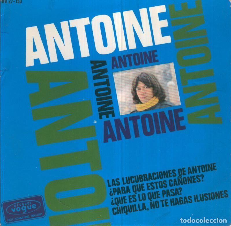 Livres anciens: Disco Vinilo 45rpm: ANTOINE - Las lucubraciones de Antoine - Antoine
