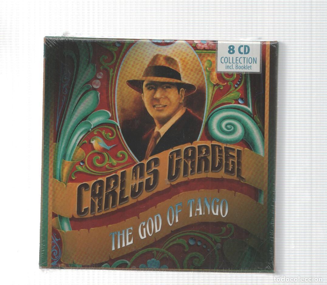 Livros antigos: 8 CDs: The God of Tango - Carlos Gardel. 8 DC collection incl Booklet
