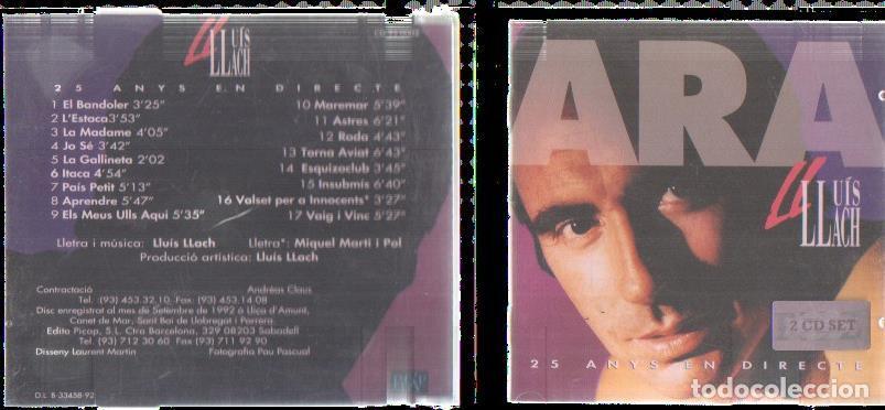 Libros antiguos: CD Musica: LLUIS LACH Ara (2 CD) -