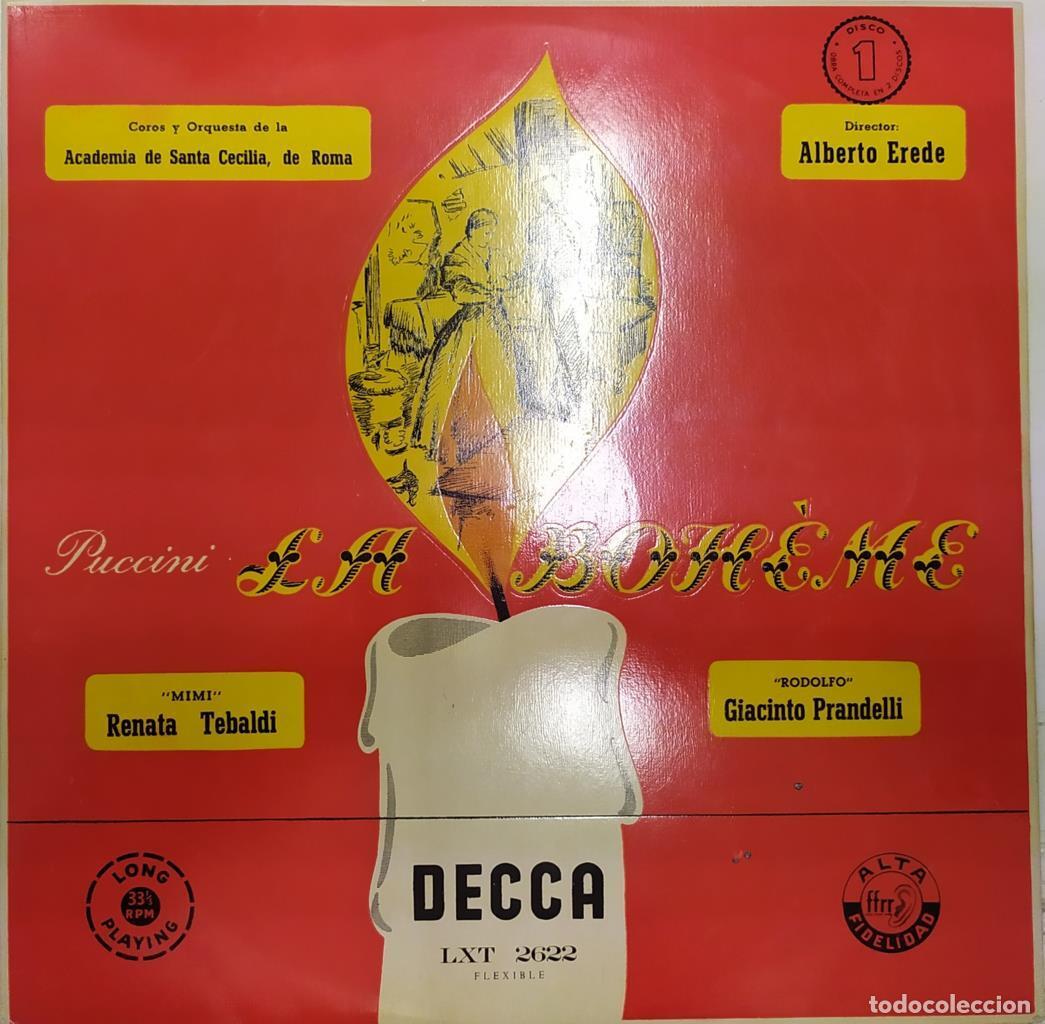 Livros antigos: Doble Vinilo-LP: Puccini - La Boheme - Puccini