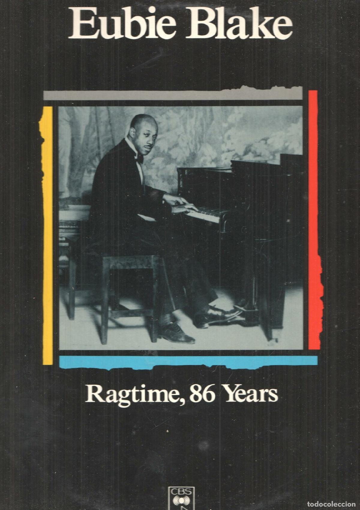 Old books: LP: Maestros del Jazz. Ragtime 86 years, Eubie Black. Planeta-Agostini