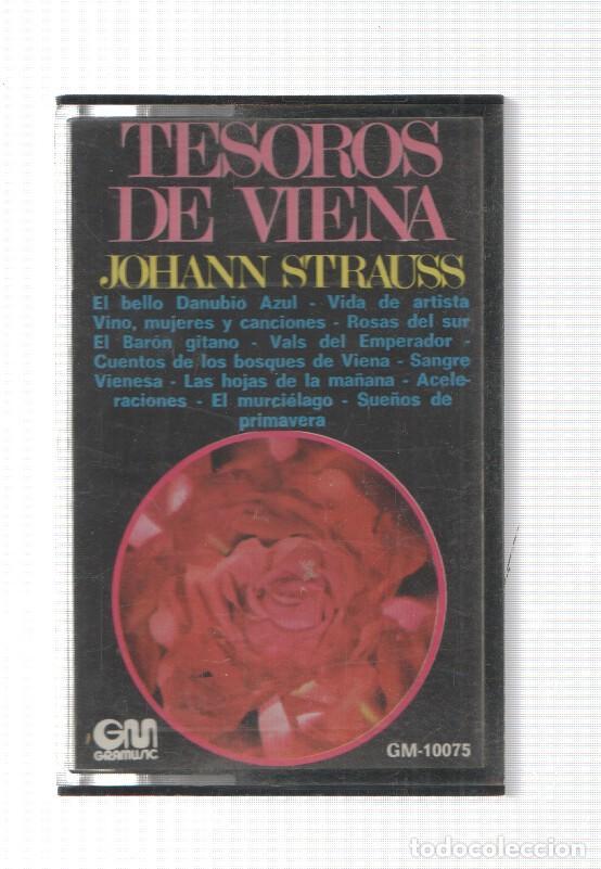 Antiquarische B&uuml;cher: Gramusic: Cinta Cassette. Tesoros de Viena, Johann Strauss. El Bello Danubio azul, Sangre Vienesa