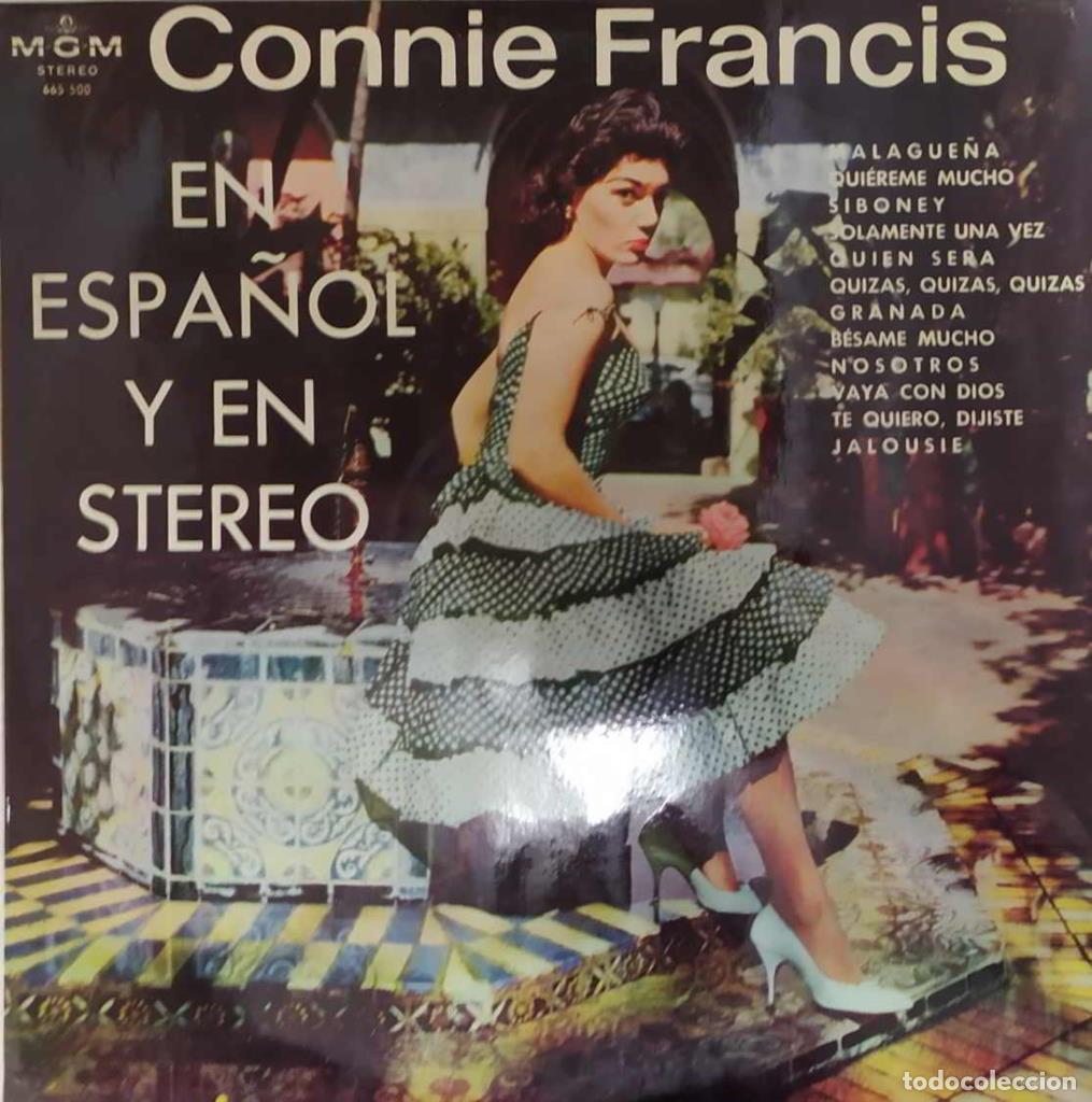 Old books: Vinilo-LP: Connie Francis - Canta en espa&ntilde;ol y en estereo - Connie Francis