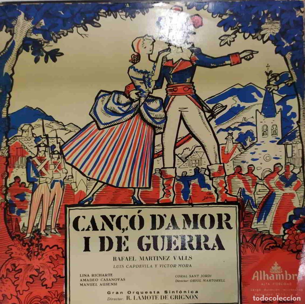 Antiquarische B&uuml;cher: Vinilo-LP: Can&ccedil;o d'amor i de guerra - Rafael Martinez Valls
