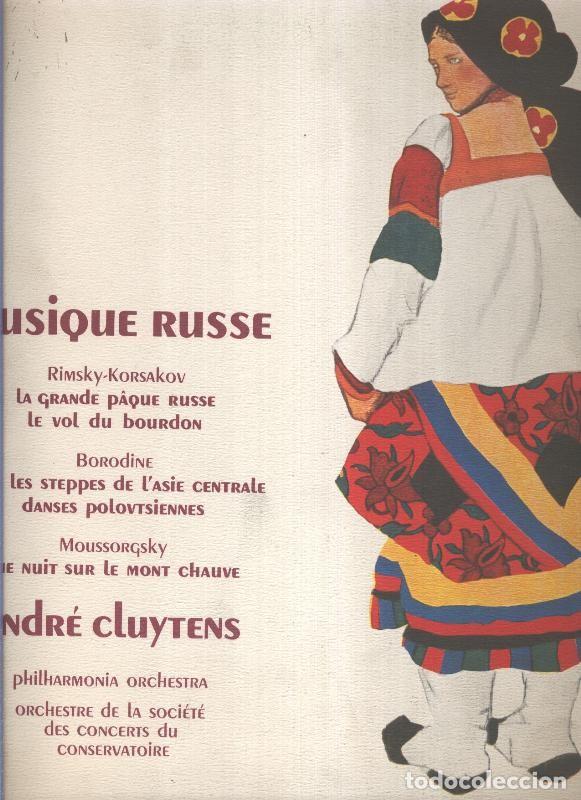 Livres anciens: Disco LP: Concert de Musique Russe por Andre Cluytens - Varios