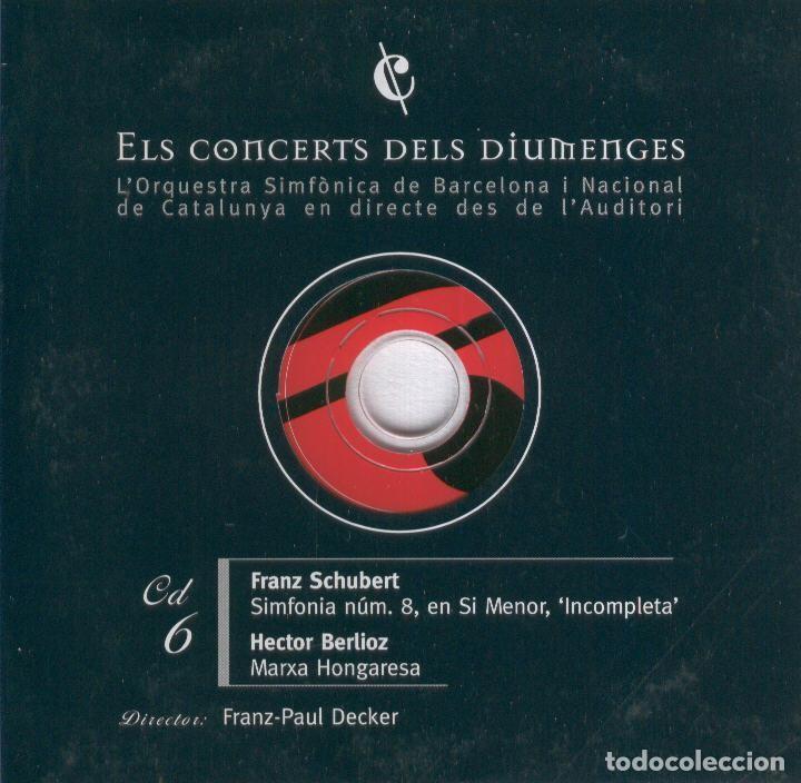 Libros antiguos: CD Musica: ELS CONCERTS DEL DIUMENGE (El Periodico) no.06: SCHUBERT y BERLIOZ - OBC