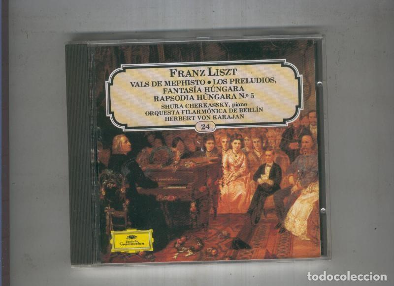 Old books: CD: FRANZ LISZT HOLST DEUTSCHE GRAMOPHON Numero 24 - VARIOS