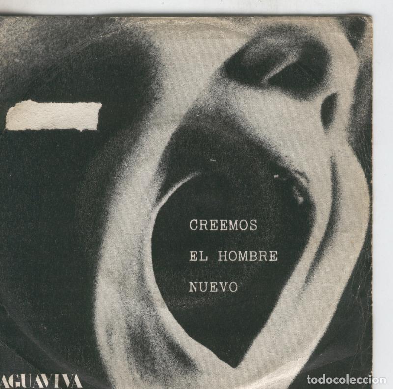 Old books: Disco de 45 r.p.m: Aguavia: Creemos el hombre nuevo y 24 bofetadas - Varios