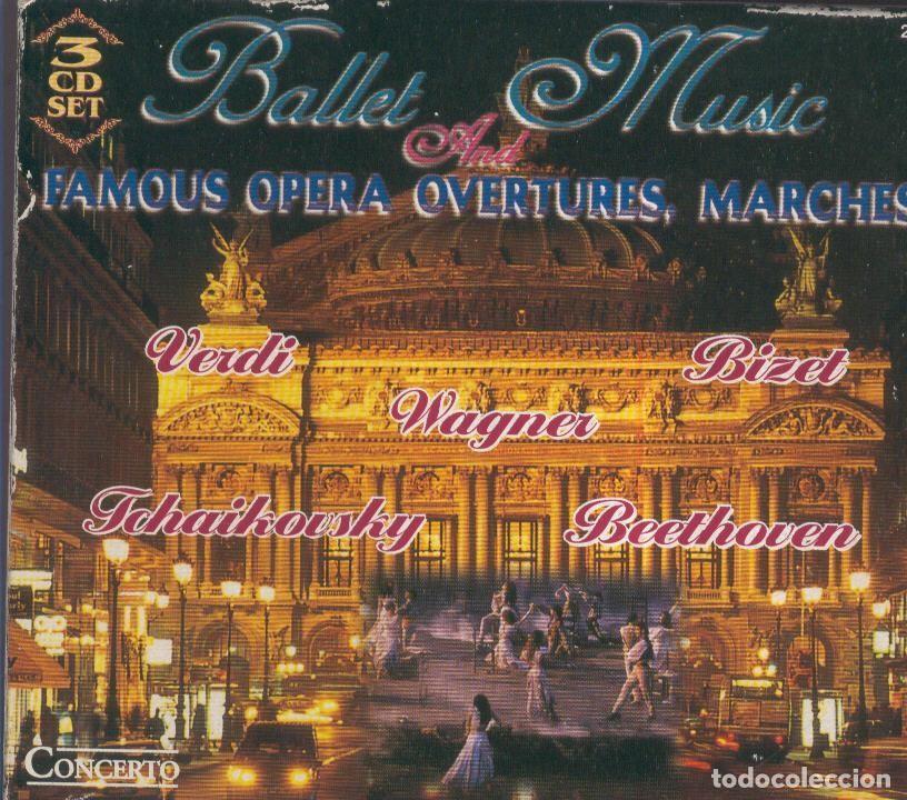 Libros antiguos: CD Musica: BALLET MUSIC AND FAMOUS OPERA OVERTURES, MARCHES - Varios