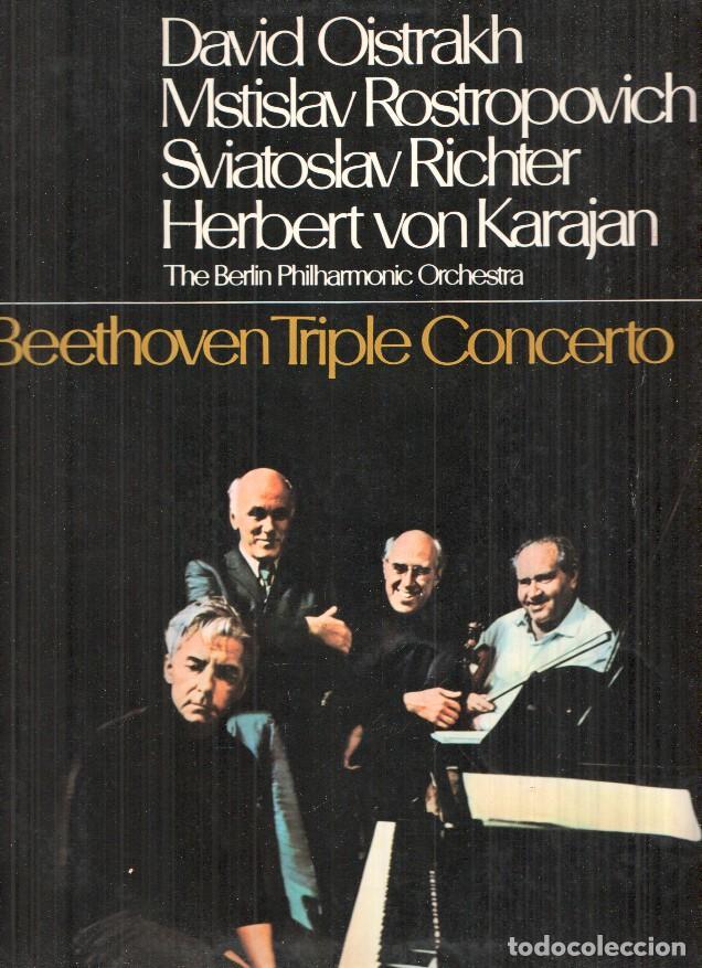 Old books: LP: Beethoven Triple Concerto en DO Mayor, Op. 56