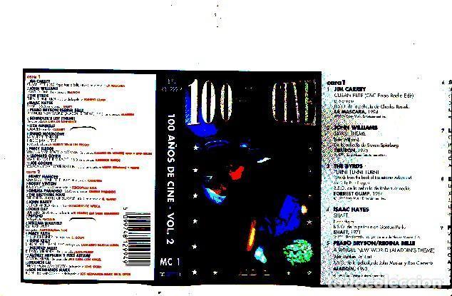 Old books: Caratula Casete: 100 A&Ntilde;OS DE CINE - Volumen 2 - Varios