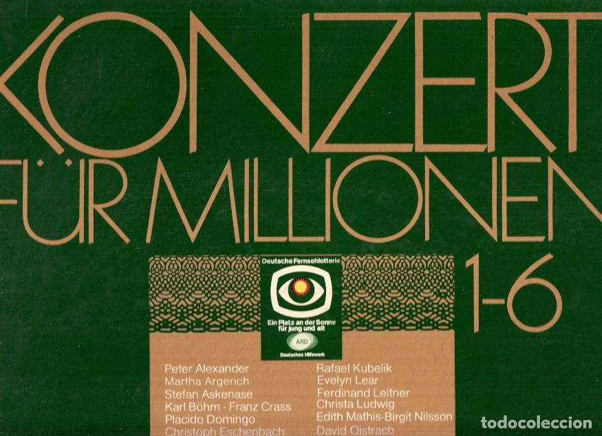 Old books: Disco/Vinilo-LP: KONZERT FUR MILLIONEN 1-6 (6 VINILOS Deutsche Gramophon) - VARIOS