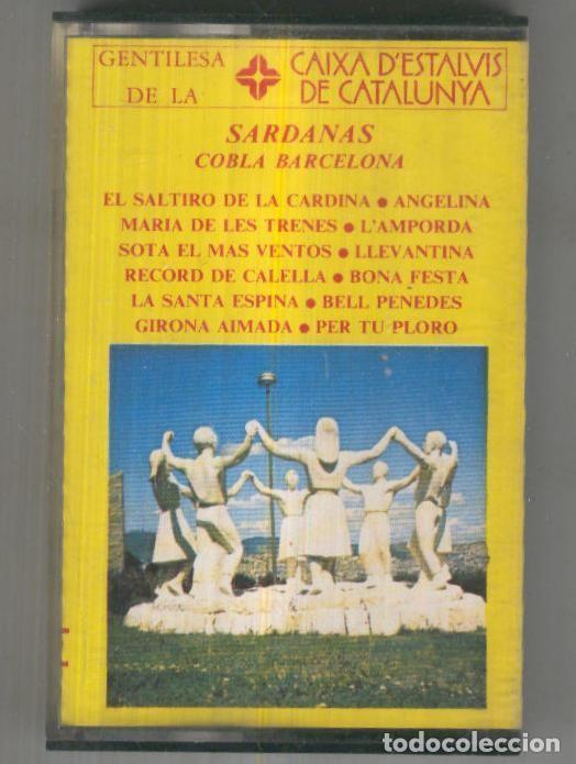 Libros antiguos: Cinta Casete: SARDANAS - Cobla de Barcelona ( Caixa de Catalunya) - Cobla de Barcelona
