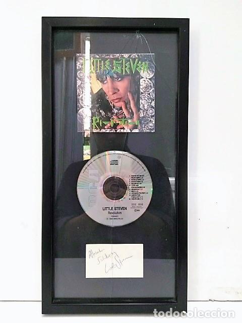 Old books: CUADRO: AUTOGRAFO/Autoprah de LITTLE STEVEN con Libreto y CD del Disco Revolution - Little Steven