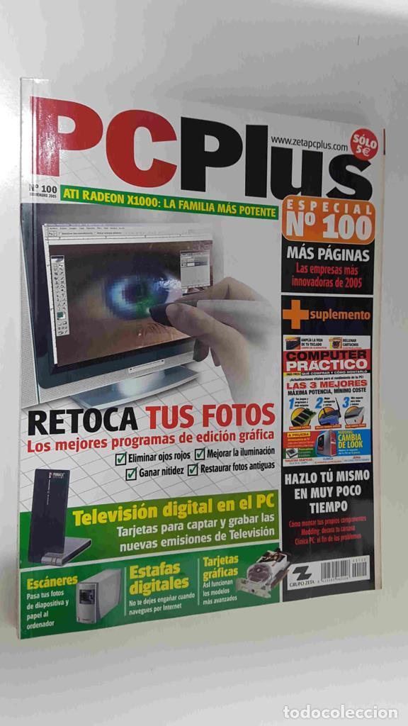 Old books: Revista PC Plus n&ordm; 100, nov 2005. NO INCLUYE CD-ROM. Retoca tus fotos los mejores programas de edici