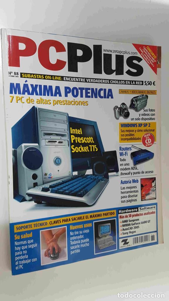 Old books: Revista PC Plus n&ordm; 88 nov 2004. NO INCLUYE CD-Rom. Salud (normas que hay que seguir para no perderla