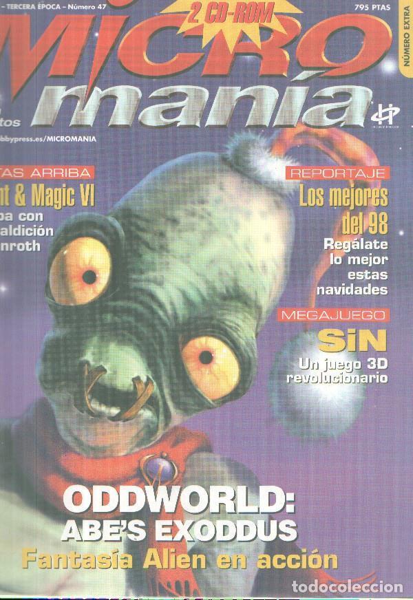 Old books: Micromania, 3&ordf; epoca numero 47, sin el CD ROM, conserva el suplemento - Varios
