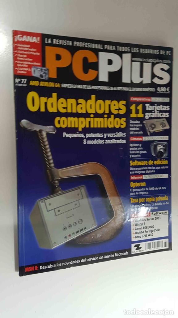 Antiquarische B&uuml;cher: Revista PC Plus n&ordm; 77, oct 2003. NO INCLUYE CD-ROM. AMD Athlon 64 empieza la era de los procesadores