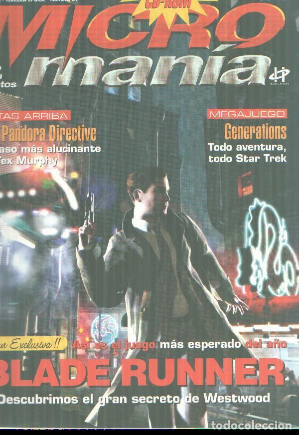 Old books: Micromania, 3&ordf; epoca numero 31, sin el CD ROM - Varios
