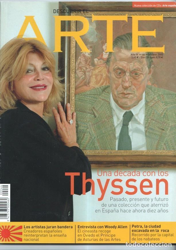 Libri antichi: Descubrir el arte numero 44: los THYSSEN (NO lleva el cd rom) - varios