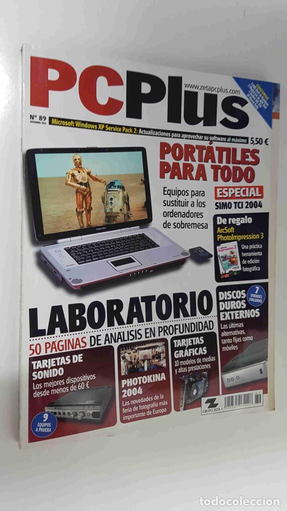 Antiquarische B&uuml;cher: Revista PC Plus n&ordm; 89 nov 2004. NO INCLUYE CD-Rom. Port&aacute;tiles para todo - equipos para sustituir a l
