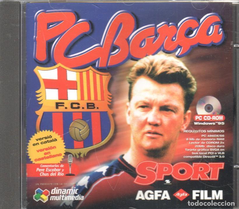 Libros antiguos: CD juego PC: PC Bar&ccedil;a - Sport - Foto 1