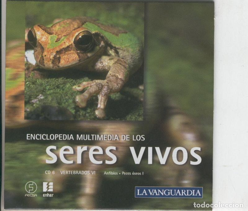 Libri antichi: CD Rom Enciclopedia Multimedia de los seres vivos numero 06: Vertebrados 6: Anfibios-Peces Oseos I -