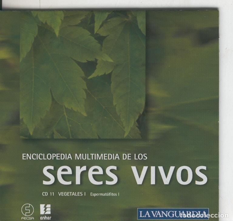 Libri antichi: CD Rom Enciclopedia Multimedia de los seres vivos numero 11: Vegetales I - Varios