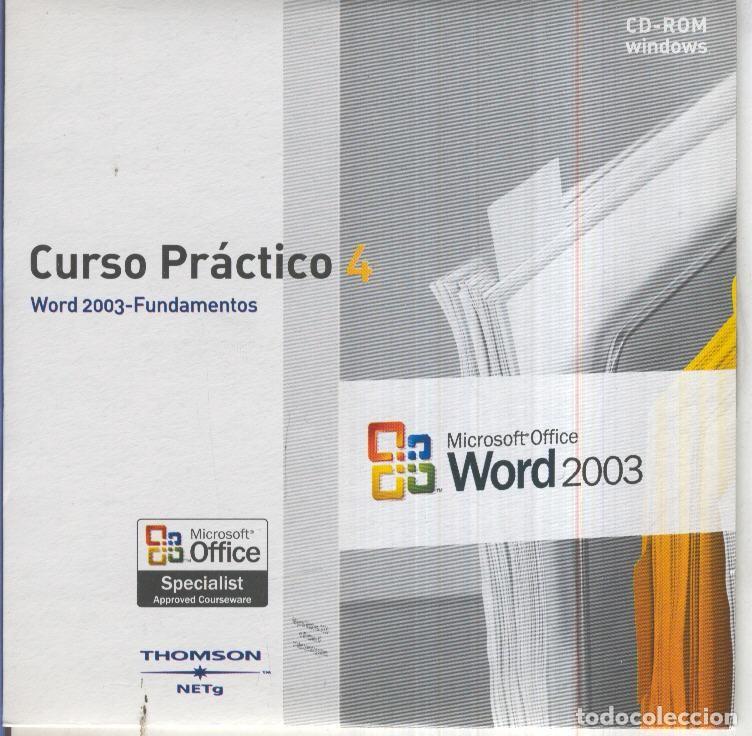 Libri antichi: CD-ROM: Curso Practico Office 2003, No.04: WORD 2003-FUNDAMENTOS - Microsoft