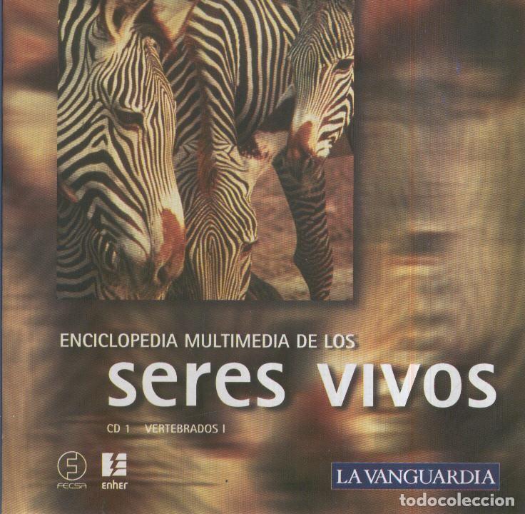 Libros antiguos: CD Multimedia: ENCICLOPEDIA SERES VIVOS La Vanguardia No.01: VERTEBRADOS 1 - VARIOS